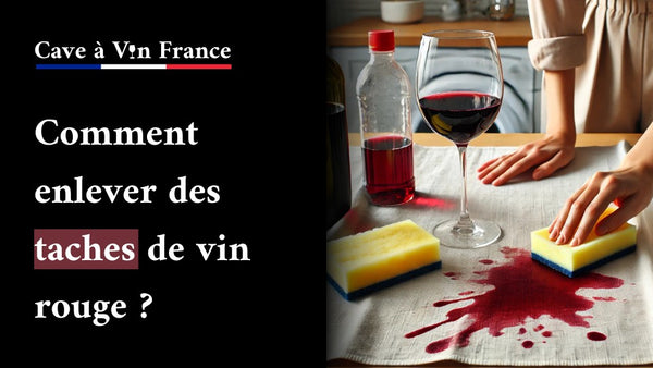 Comment enlever des taches de vin rouge ?